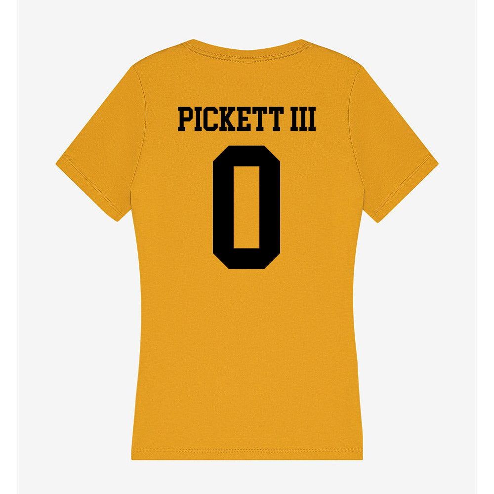 App State - NCAA Football : Sam Pickett III - Women's V-Neck T-Shirt-1