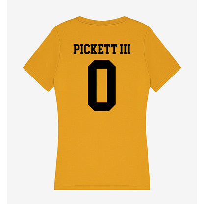 App State - NCAA Football : Sam Pickett III - Women's V-Neck T-Shirt-1