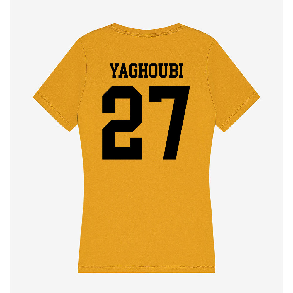 App State - NCAA Baseball : Tank Yaghoubi - Women's V-Neck T-Shirt-1