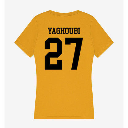 App State - NCAA Baseball : Tank Yaghoubi - Women's V-Neck T-Shirt-1