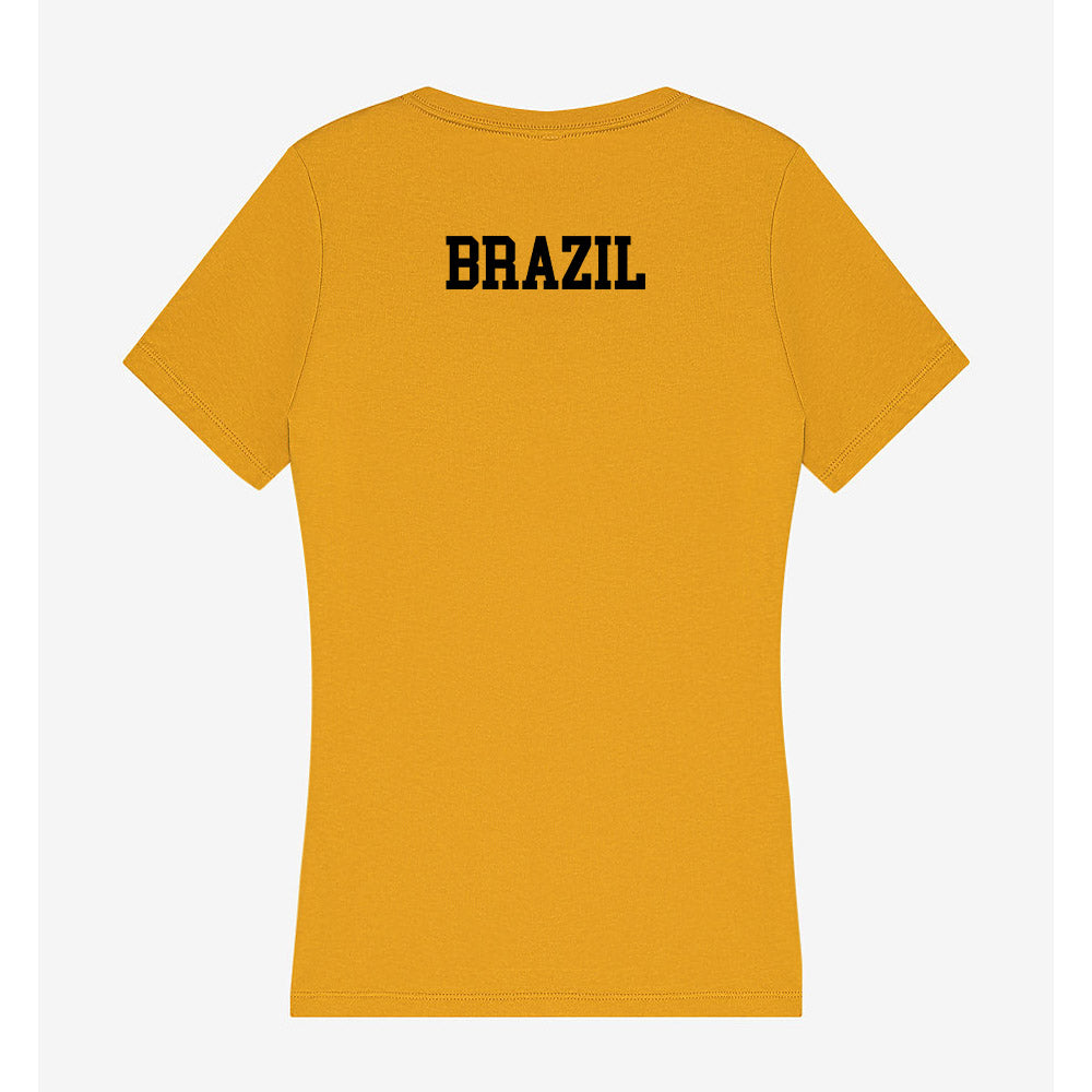 App State - NCAA Football : Derick Brazil - Women's V-Neck T-Shirt-1