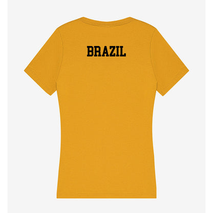 App State - NCAA Football : Derick Brazil - Women's V-Neck T-Shirt-1
