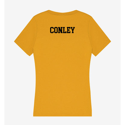 App State - NCAA Football : Khalil Conley - Women's V-Neck T-Shirt-1