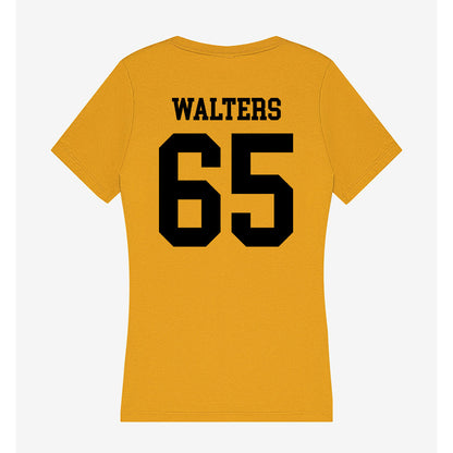 App State - NCAA Football : Mac Walters - Women's V-Neck T-Shirt-1