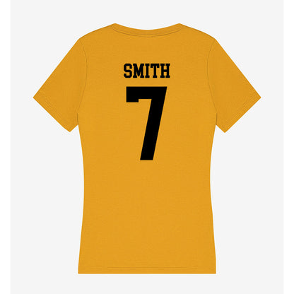 App State - NCAA Baseball : Steven Smith - Women's V-Neck T-Shirt-1
