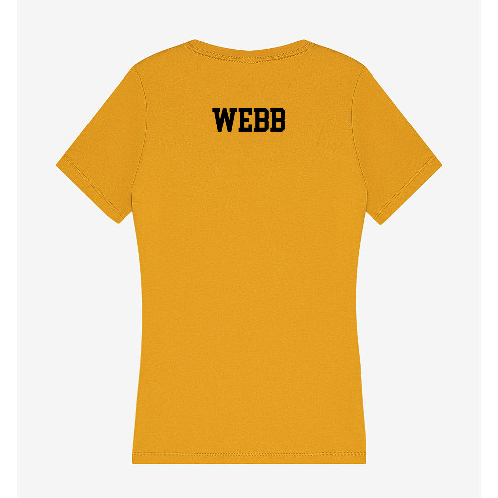 App State - NCAA Football : Treyaun Webb - Women's V-Neck T-Shirt-1