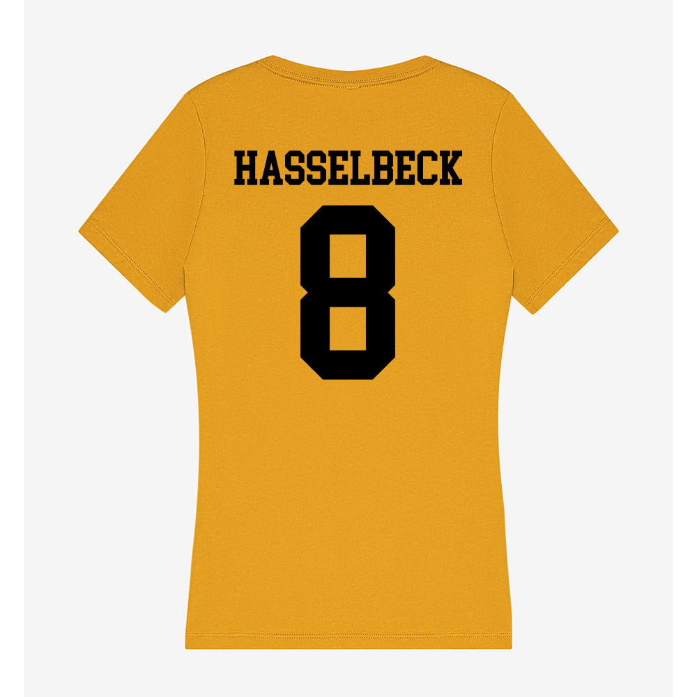 App State - NCAA Football : Henry Hasselbeck - Women's V-Neck T-Shirt-1