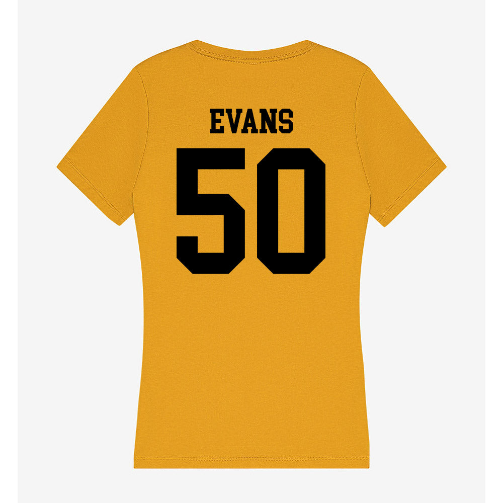 App State - NCAA Football : Eisa Evans - Women's V-Neck T-Shirt-1