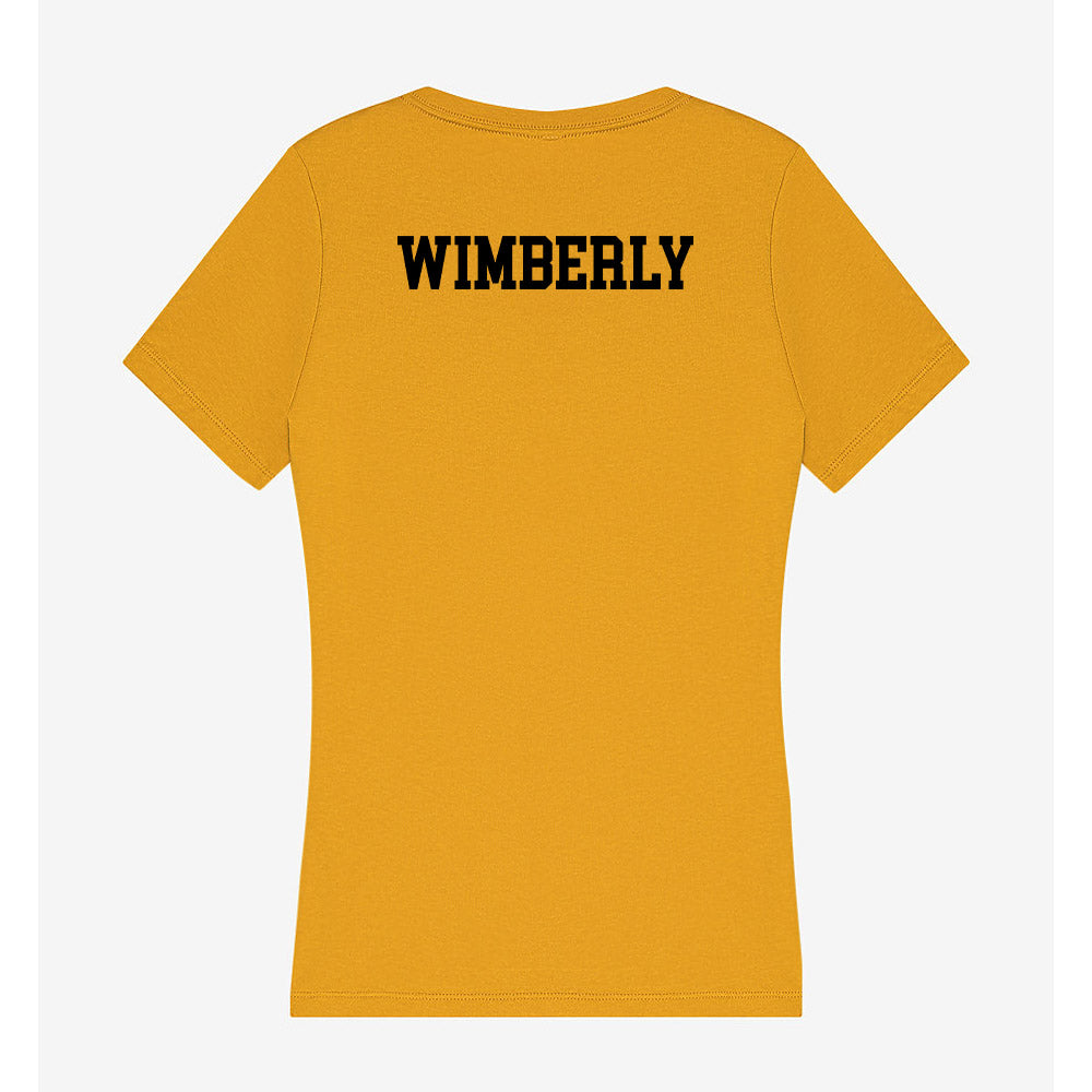 App State - NCAA Women's Track & Field : Ashlynn Wimberly - Women's V-Neck T-Shirt-1