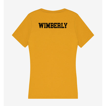 App State - NCAA Women's Track & Field : Ashlynn Wimberly - Women's V-Neck T-Shirt-1