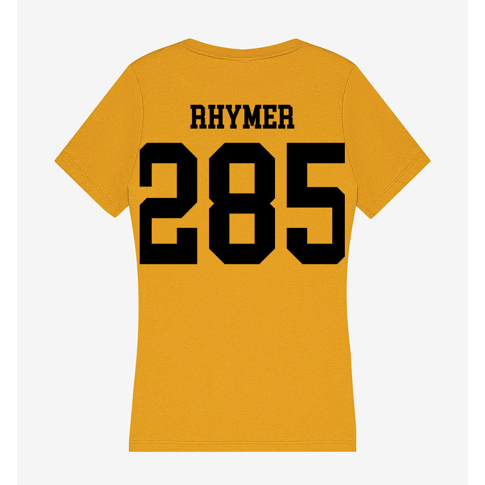 App State - NCAA Wrestling : Avery Rhymer - Women's V-Neck T-Shirt-1