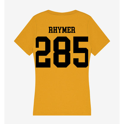 App State - NCAA Wrestling : Avery Rhymer - Women's V-Neck T-Shirt-1