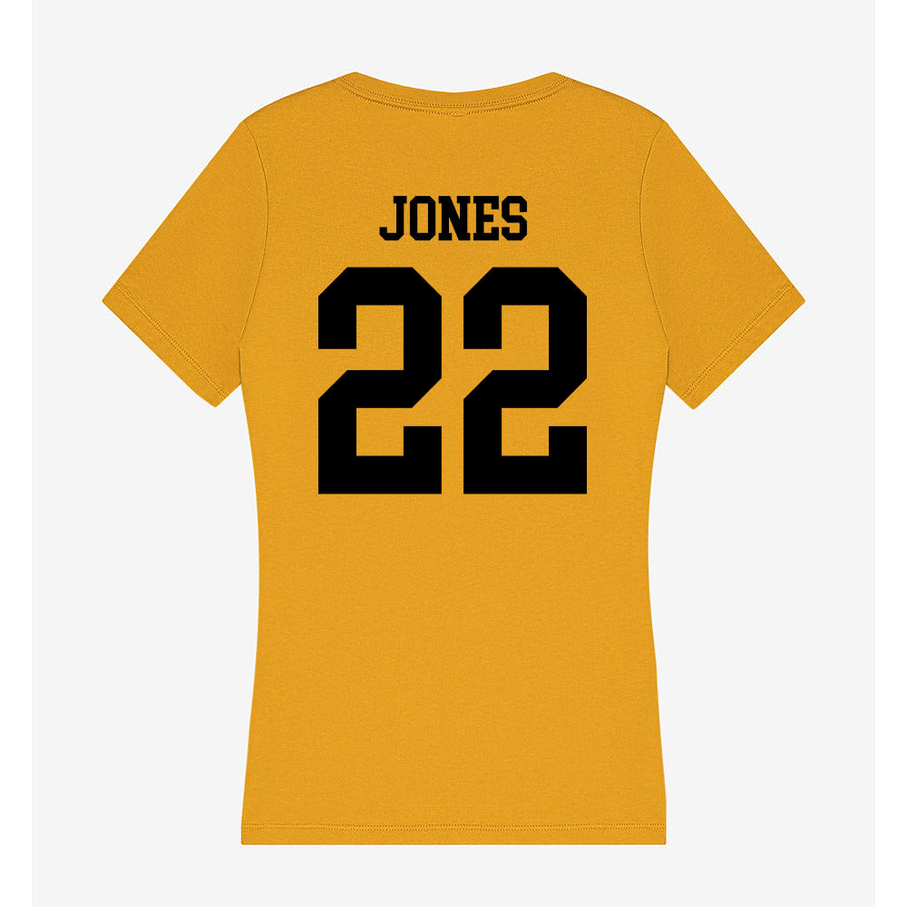 App State - NCAA Women's Soccer : Anaya Jones - Women's V-Neck T-Shirt-1