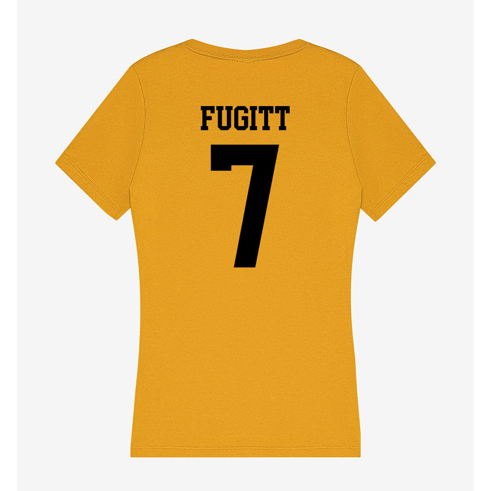 App State - NCAA Football : Darrin Fugitt - Women's V-Neck T-Shirt-1