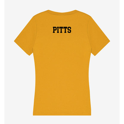 App State - NCAA Football : Caleb Pitts - Women's V-Neck T-Shirt-1