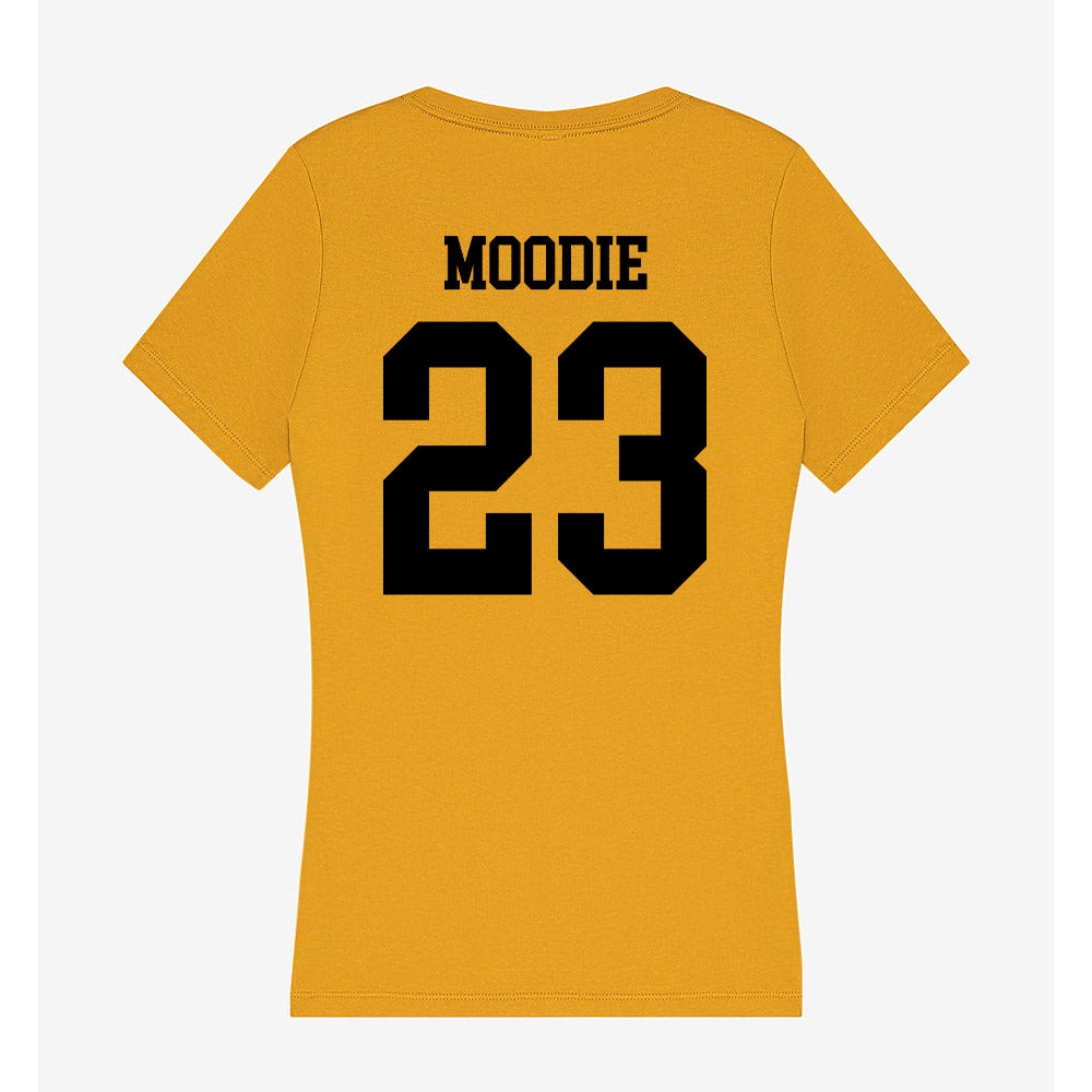 App State - NCAA Men's Basketball : Chad Moodie - Women's V-Neck T-Shirt-1