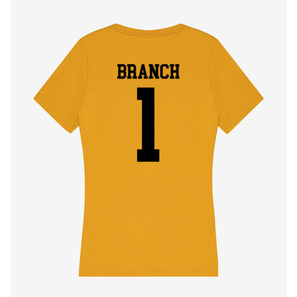 App State - NCAA Football : Nate Branch - Women's V-Neck T-Shirt-1