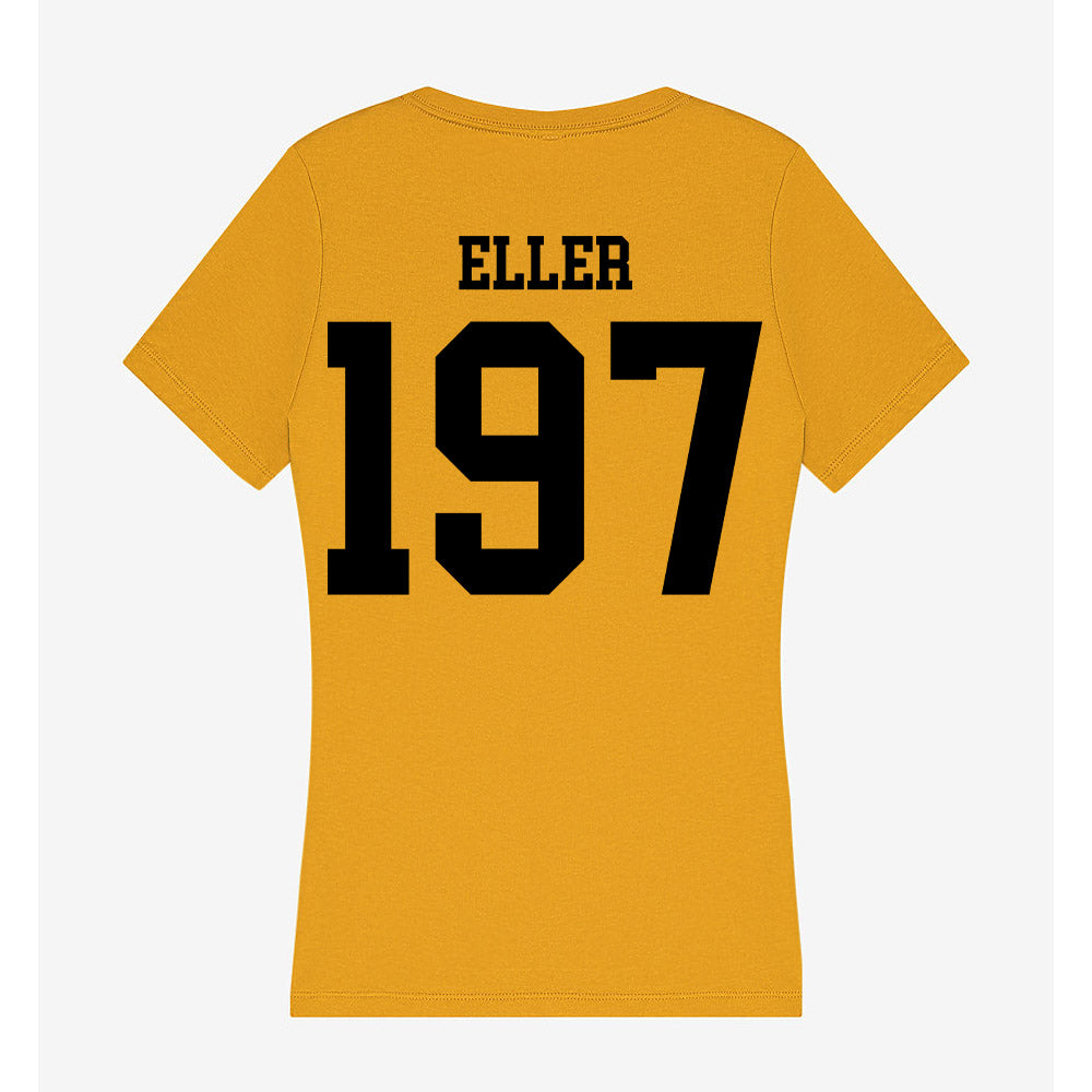 App State - NCAA Wrestling : Logan Eller - Women's V-Neck T-Shirt-1