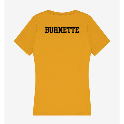 App State - NCAA Football : J'Marion Burnette - Women's V-Neck T-Shirt-1
