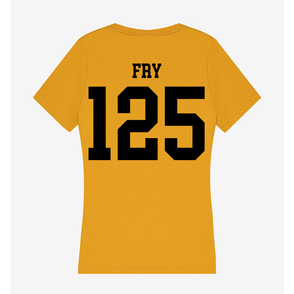 App State - NCAA Wrestling : Eamon Fry - Women's V-Neck T-Shirt-1