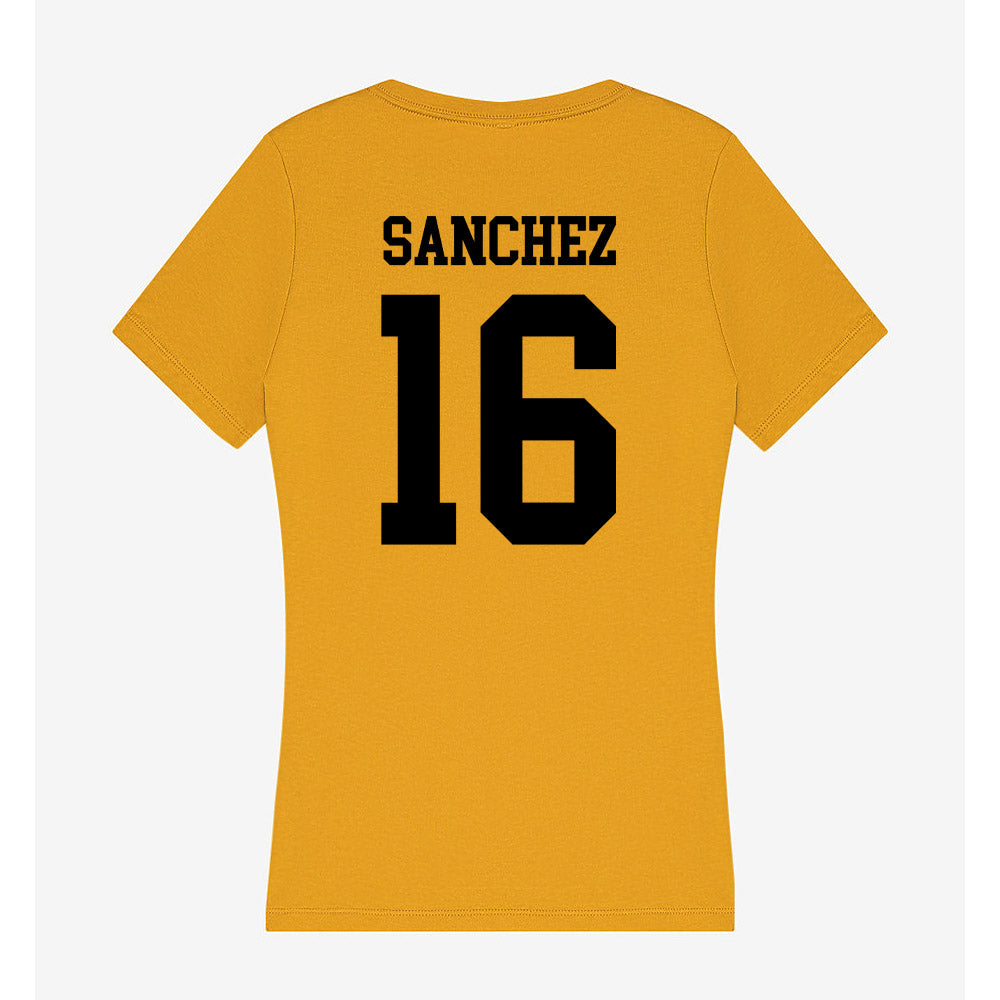 App State - NCAA Football : Alex Sanchez - Women's V-Neck T-Shirt-1