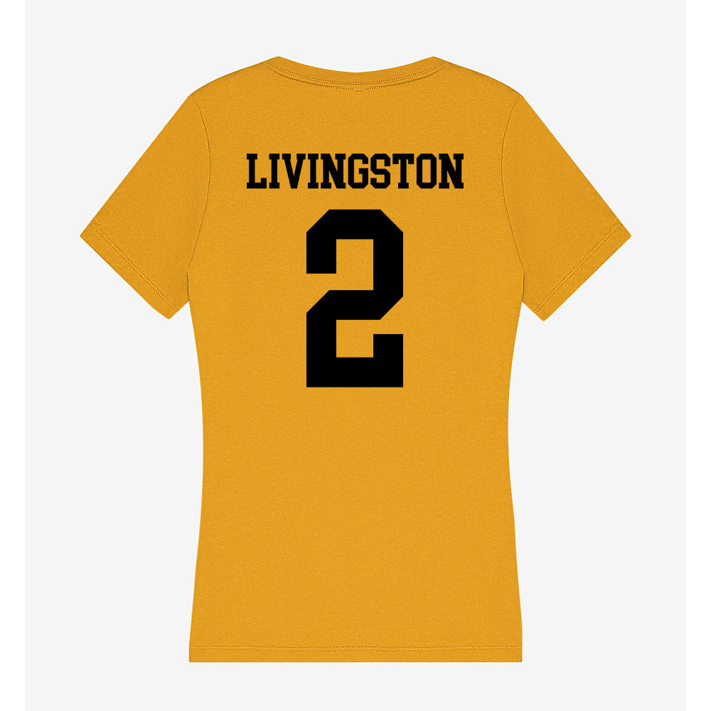 App State - NCAA Women's Field Hockey : Emma Livingston - Women's V-Neck T-Shirt-1