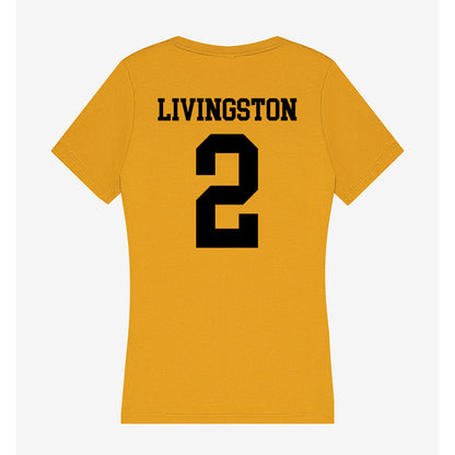 App State - NCAA Women's Field Hockey : Emma Livingston - Women's V-Neck T-Shirt-1