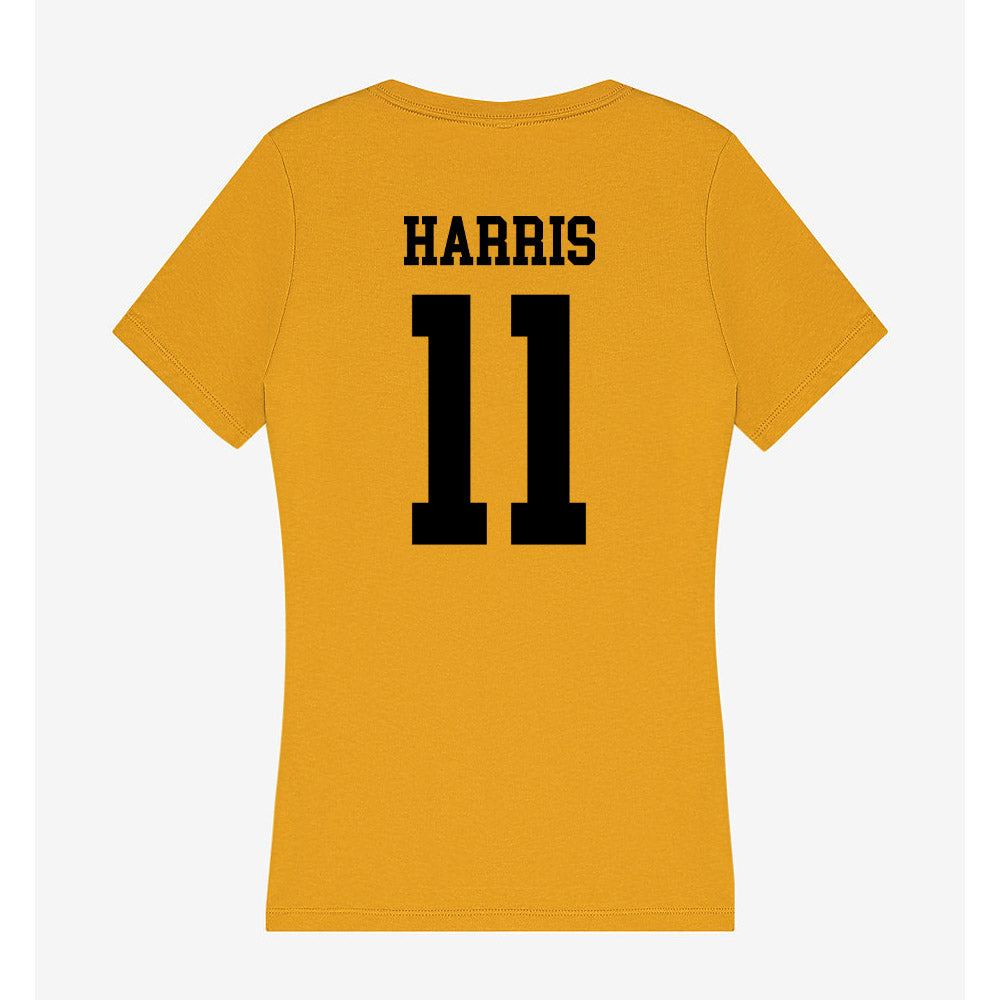 App State - NCAA Football : Jordan Harris - Women's V-Neck T-Shirt-1