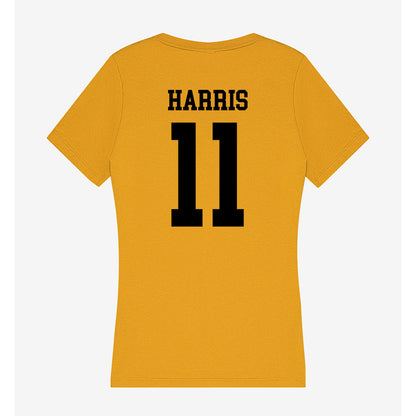 App State - NCAA Football : Jordan Harris - Women's V-Neck T-Shirt-1