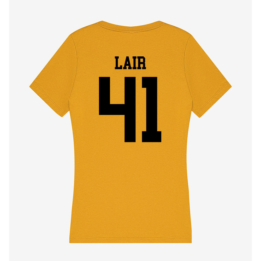 App State - NCAA Football : Luke Lair - Women's V-Neck T-Shirt-1