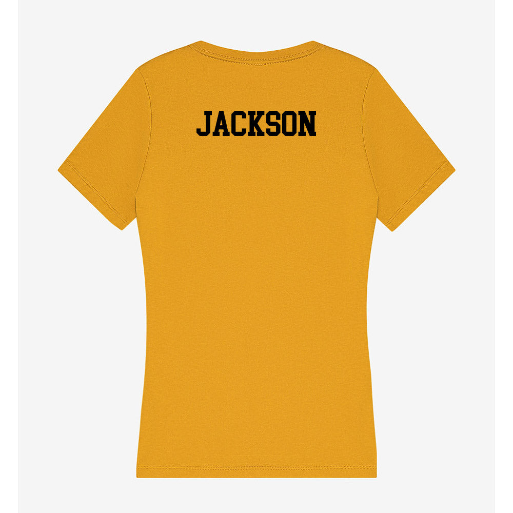 App State - NCAA Women's Cross Country : Josie Jackson - Women's V-Neck T-Shirt-1