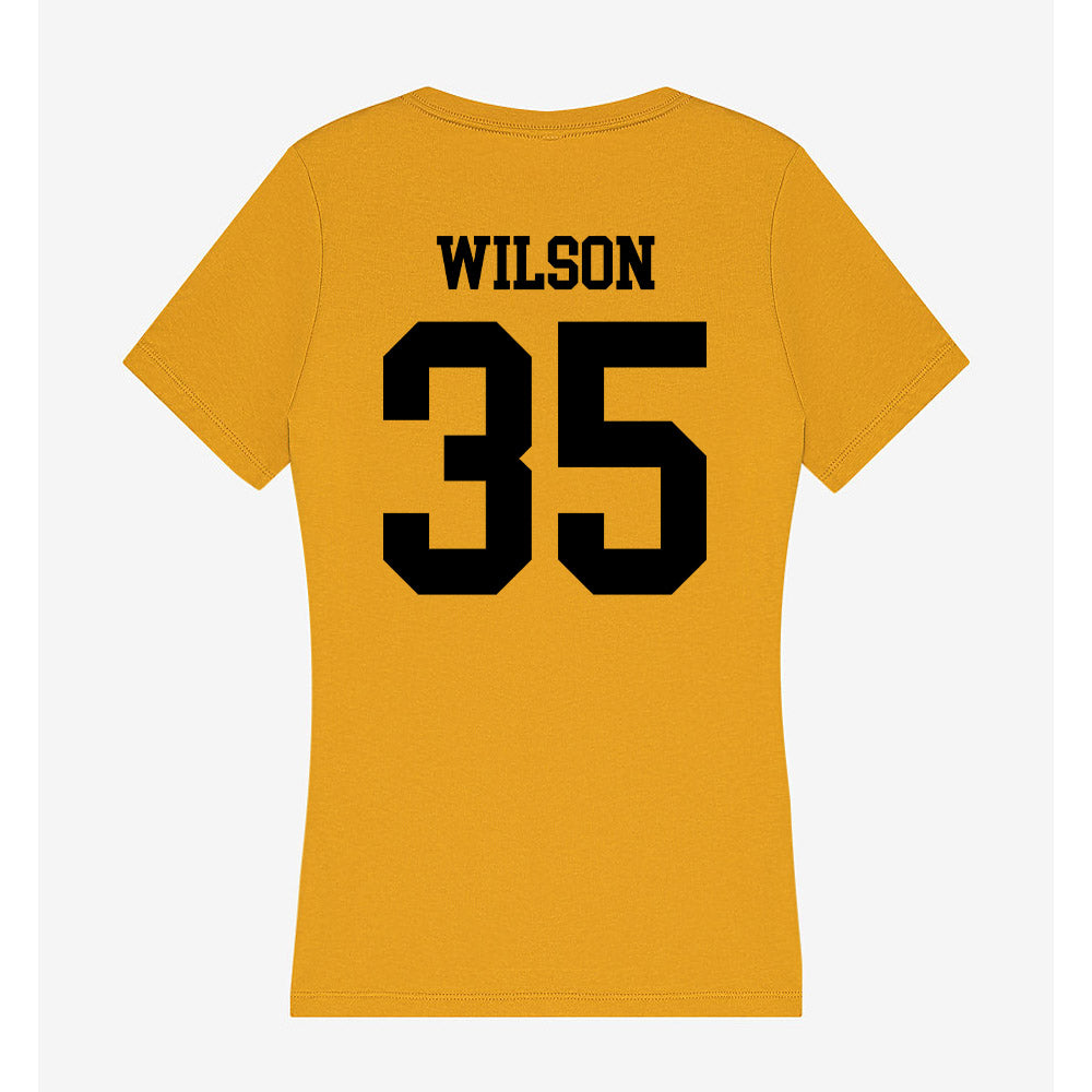 App State - NCAA Baseball : Ethan Wilson - Women's V-Neck T-Shirt-1