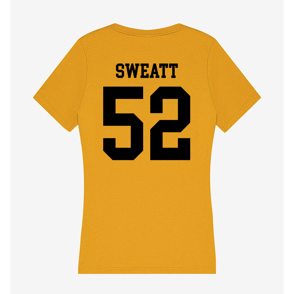 App State - NCAA Football : Cayden Sweatt - Women's V-Neck T-Shirt-1