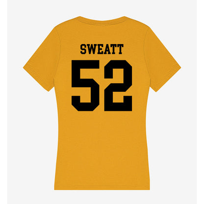 App State - NCAA Football : Cayden Sweatt - Women's V-Neck T-Shirt-1