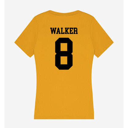 App State - NCAA Football : Dre Walker - Women's V-Neck T-Shirt-1