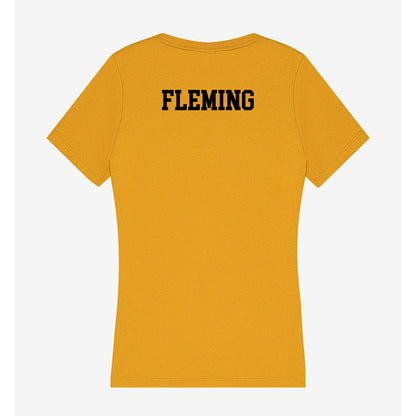 App State - NCAA Football : Cam Fleming - Women's V-Neck T-Shirt-1