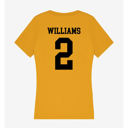 App State - NCAA Football : Micah Williams - Women's V-Neck T-Shirt-1