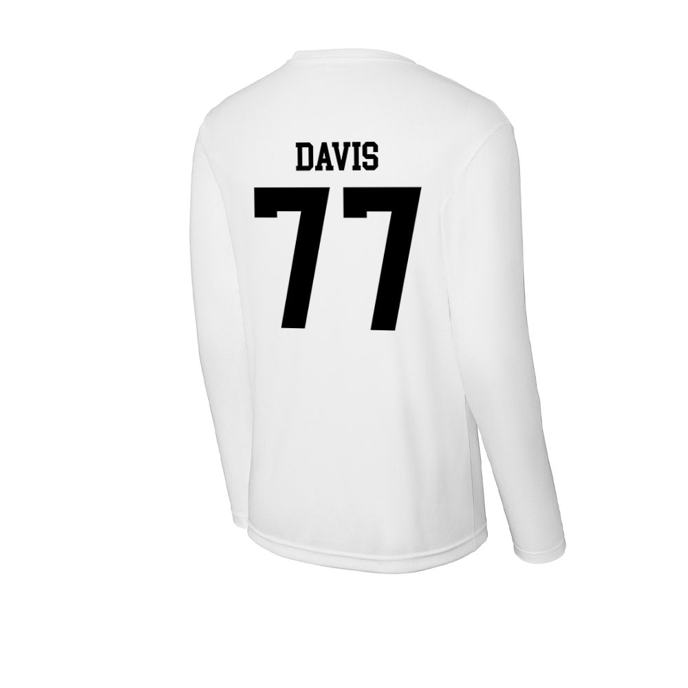 App State - NCAA Football : Daniel Davis - Activewear Long Sleeve T-Shirt-1