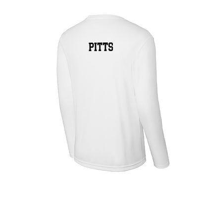App State - NCAA Football : Caleb Pitts - Activewear Long Sleeve T-Shirt-1