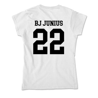 App State - NCAA Football : Bryant "BJ" Junius - Soft Style Women’s T-Shirt-1