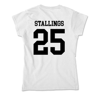 App State - NCAA Women's Soccer : Morgan Stallings - Soft Style Women’s T-Shirt-1