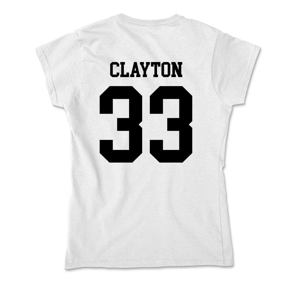 App State - NCAA Men's Basketball : Grant Clayton - Soft Style Women’s T-Shirt-1