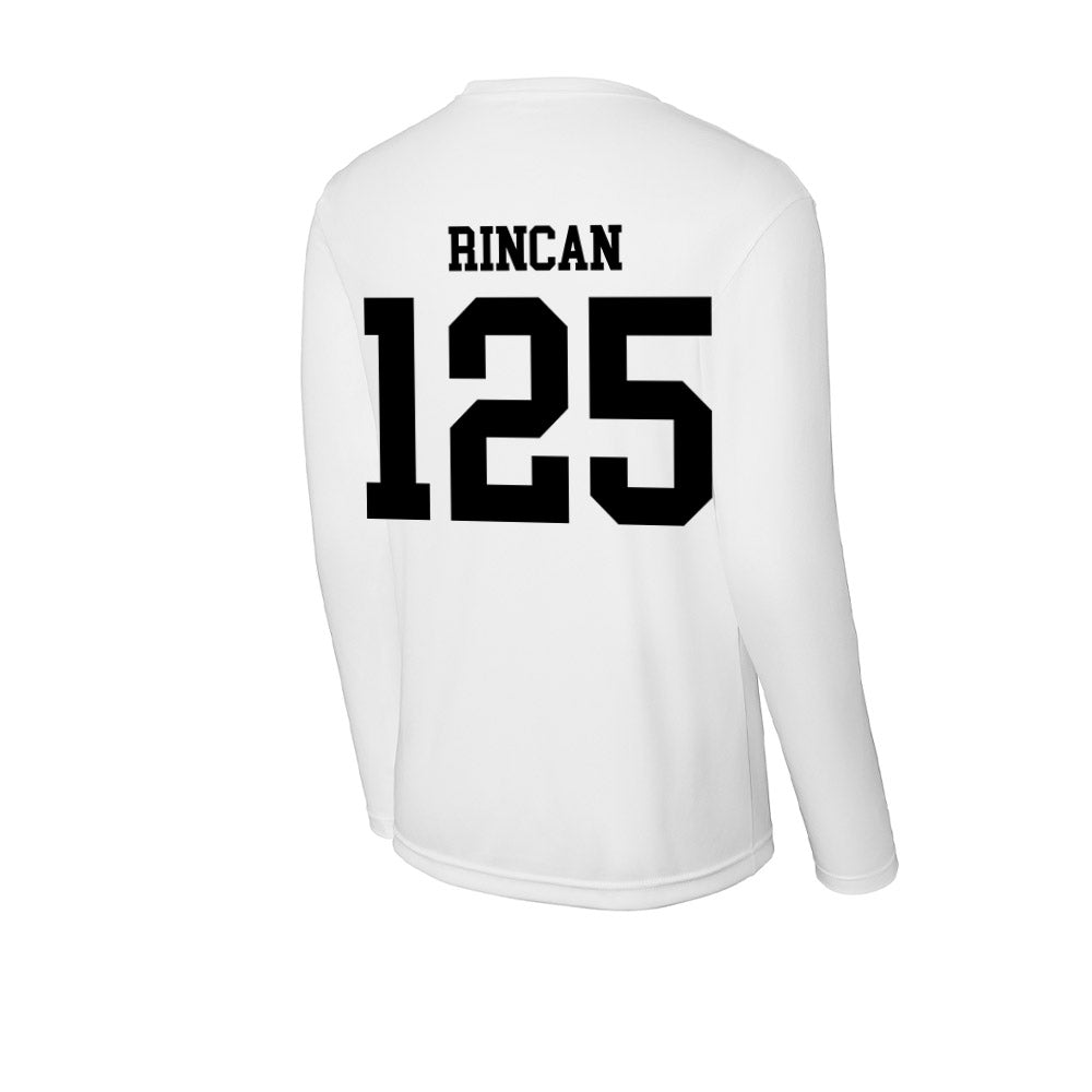 App State - NCAA Wrestling : Peter Rincan - Activewear Long Sleeve T-Shirt-1