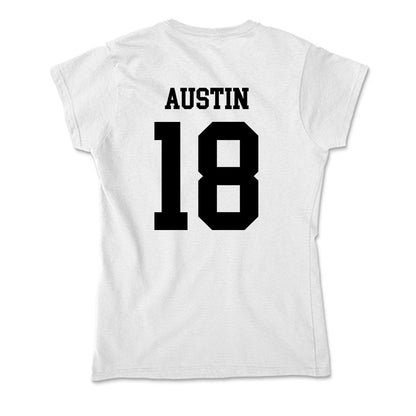 App State - NCAA Football : Kamauri Austin - Soft Style Women’s T-Shirt-1