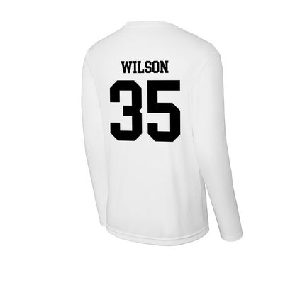 App State - NCAA Baseball : Ethan Wilson - Activewear Long Sleeve T-Shirt-1