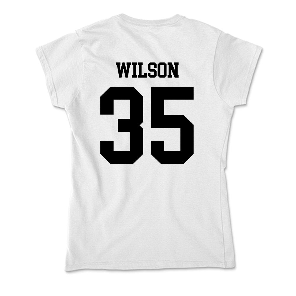App State - NCAA Baseball : Ethan Wilson - Soft Style Women’s T-Shirt-1