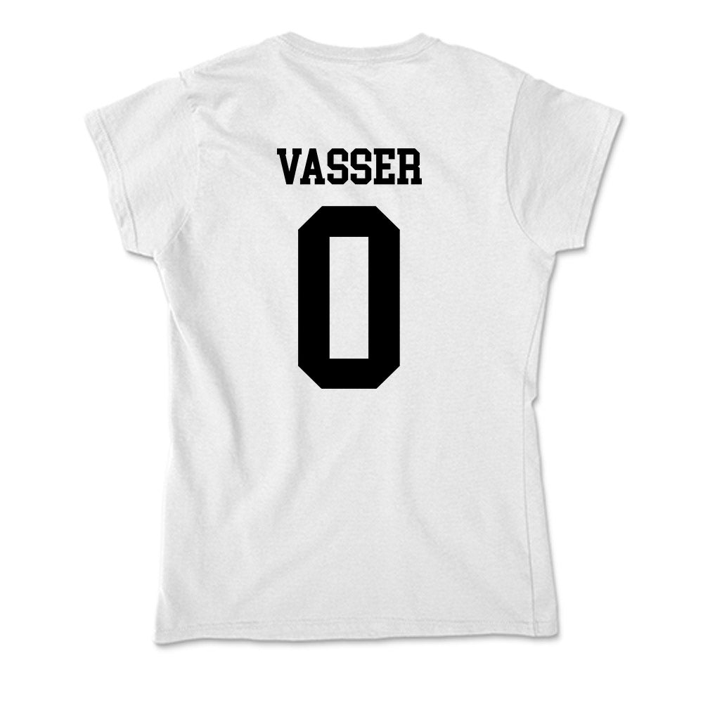 App State - NCAA Men's Basketball : KJ Vasser - Soft Style Women’s T-Shirt-1