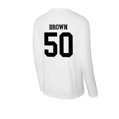 App State - NCAA Football : Jehchys Brown - Activewear Long Sleeve T-Shirt-1