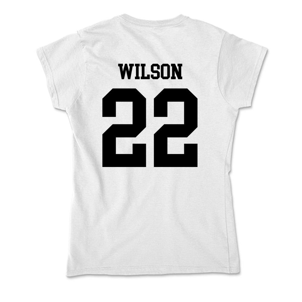 App State - NCAA Football : DaRon Wilson - Soft Style Women’s T-Shirt-1