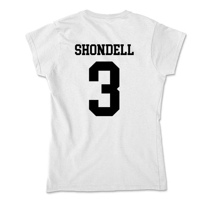 App State - NCAA Women's Volleyball : Lexi Shondell - Soft Style Women’s T-Shirt-1